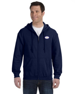 MML Unisex Full Zip Hooded Sweatshirt