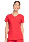 Promyse Ladies Vneck Flex Panel Top