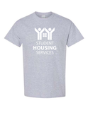 Student Housing Men's Cotton T-Shirt - Front Silkscreen