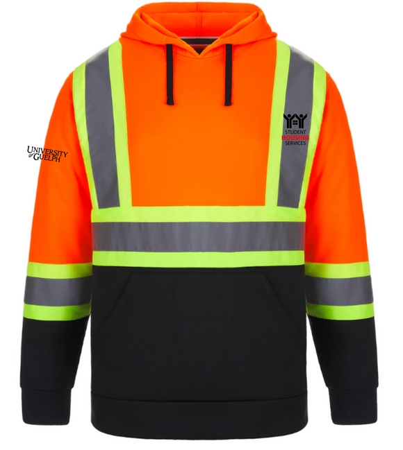 Student Housing Full Pullover Hi Vis Hoodie