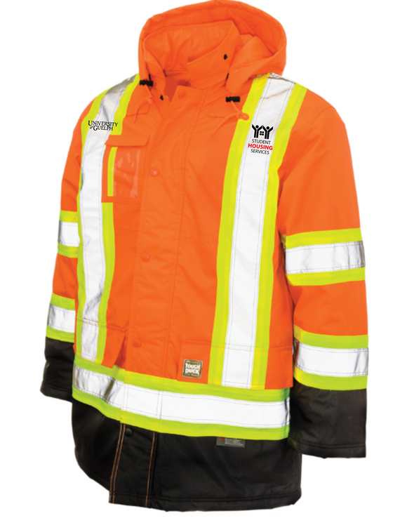 Student Housing Hi Vis Poly Oxford Parka