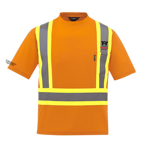 Student Housing Polyester Mesh Hi Vis Tshirt