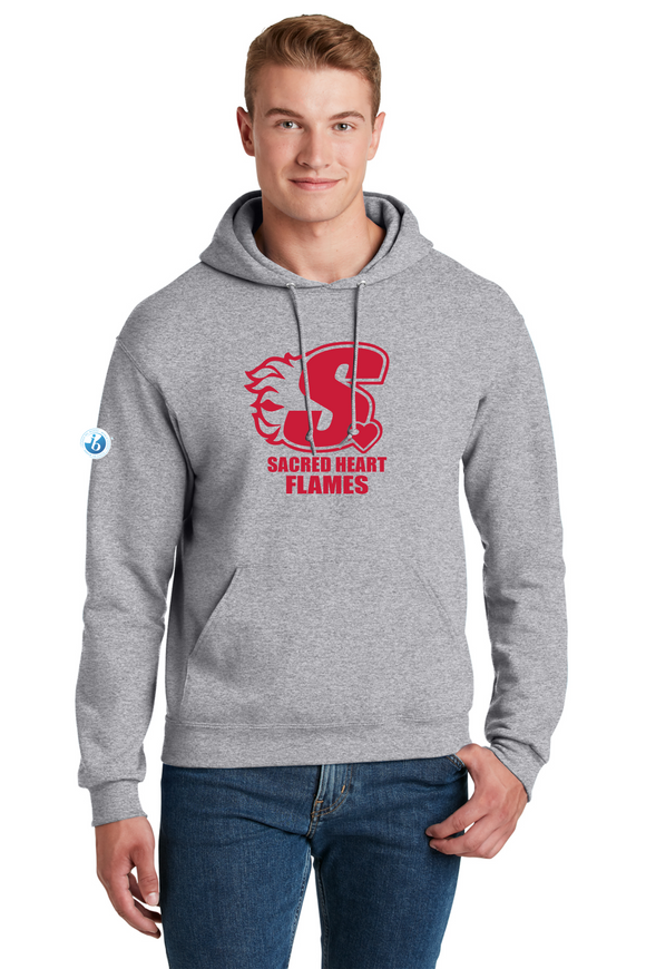 Sacred Heart Adult Hooded Sweatshirt