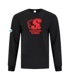 Sacred Heart Adult Long Sleeve Cotton T-shirt