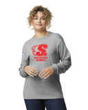 Sacred Heart Adult Long Sleeve Cotton T-shirt