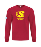 Sacred Heart Adult Long Sleeve Cotton T-shirt