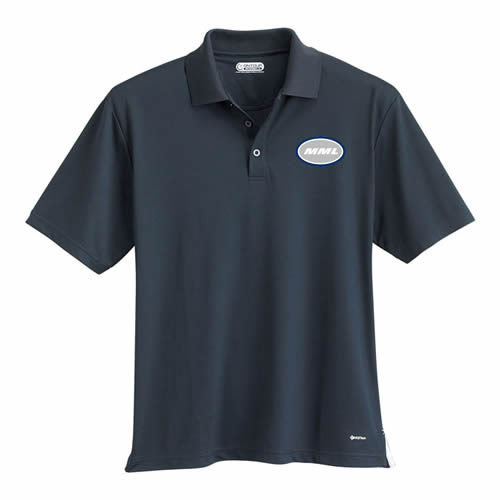 MML Men's Moisture Wicking Polyester Short Sleeve Polo