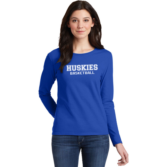 Haldimand Huskies Women's Basketball Long Sleeve T-Shirt