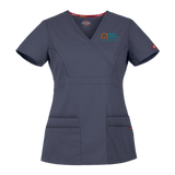 Right at Home Canada Jr. Fit Mock Wrap Scrub Top