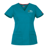 Right at Home Canada Jr. Fit Mock Wrap Scrub Top