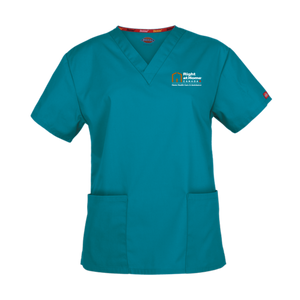 Right at Home Canada Missy Fit Vneck Scrub Top