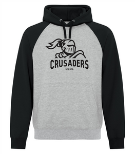 Lourdes Two Tone Fleece Hooded Sweatshirt