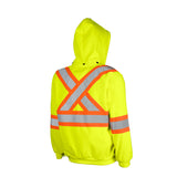 RWDI Hi Vis Full Zip Hooded Sweatshirt