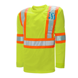 RWDI Hi Vis Long Sleeve Cotton T-Shirt