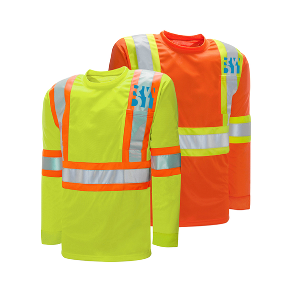 RWDI Hi Vis Long Sleeve Cotton T-Shirt