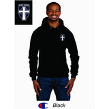 Bishop Mac Champion® Hooded Sweatshirt - Celtics Left Chest Crest