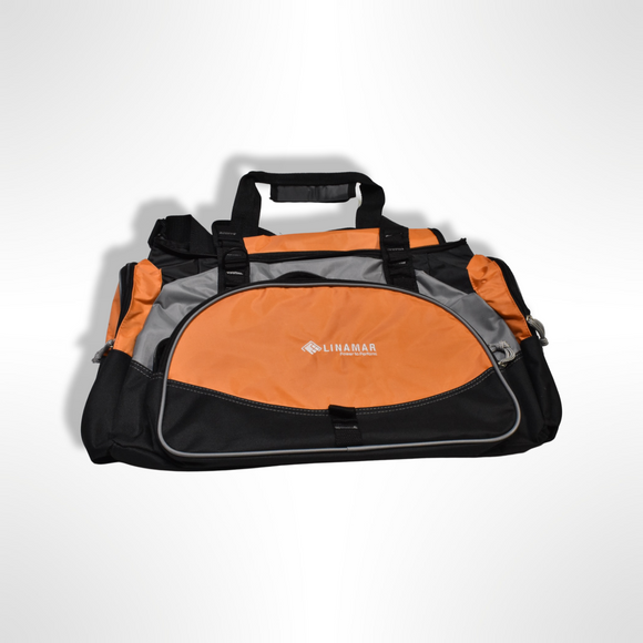 Linamar Orange/Black Duffle Bag
